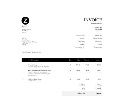 Generate GST e-invoices with GST billing software | Zoho Billing