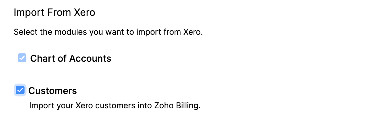 Import From Xero