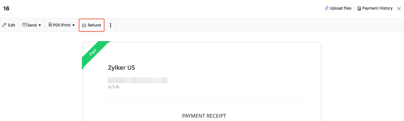 Refund Payments