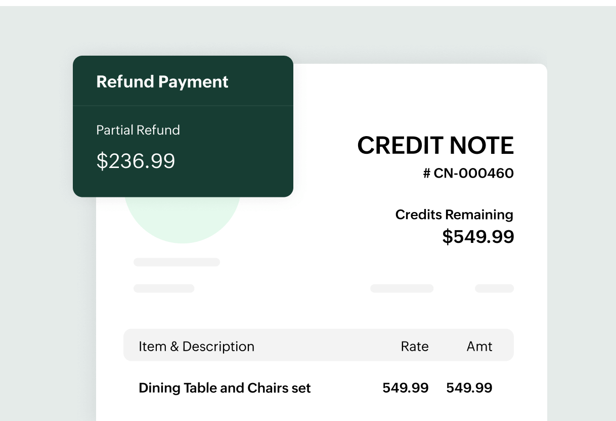 Provide prompt refunds | Zoho Billing Provide prompt refunds | Zoho Billing