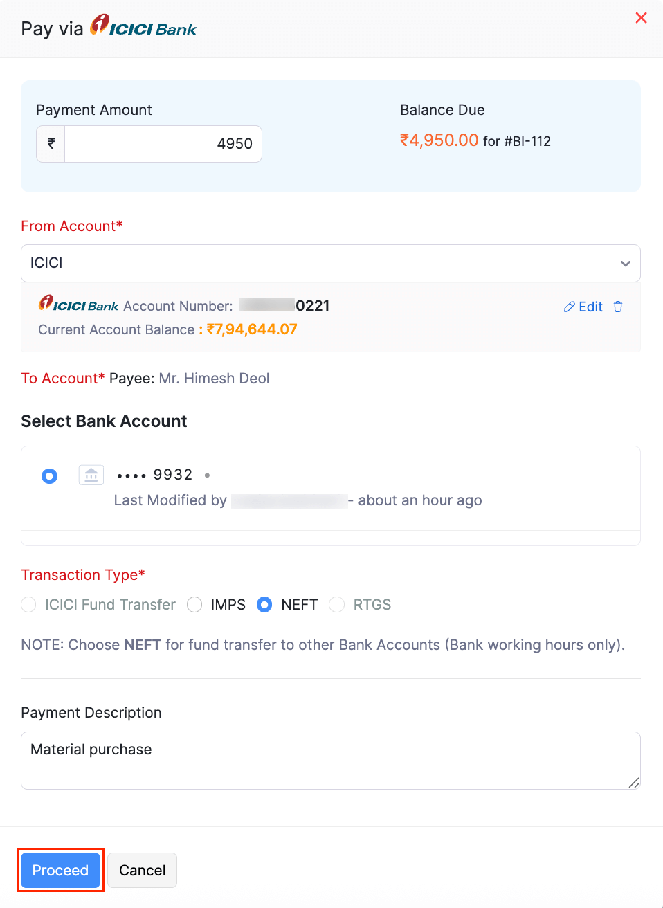 Payment