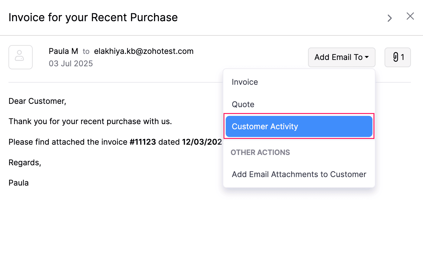 Add Email