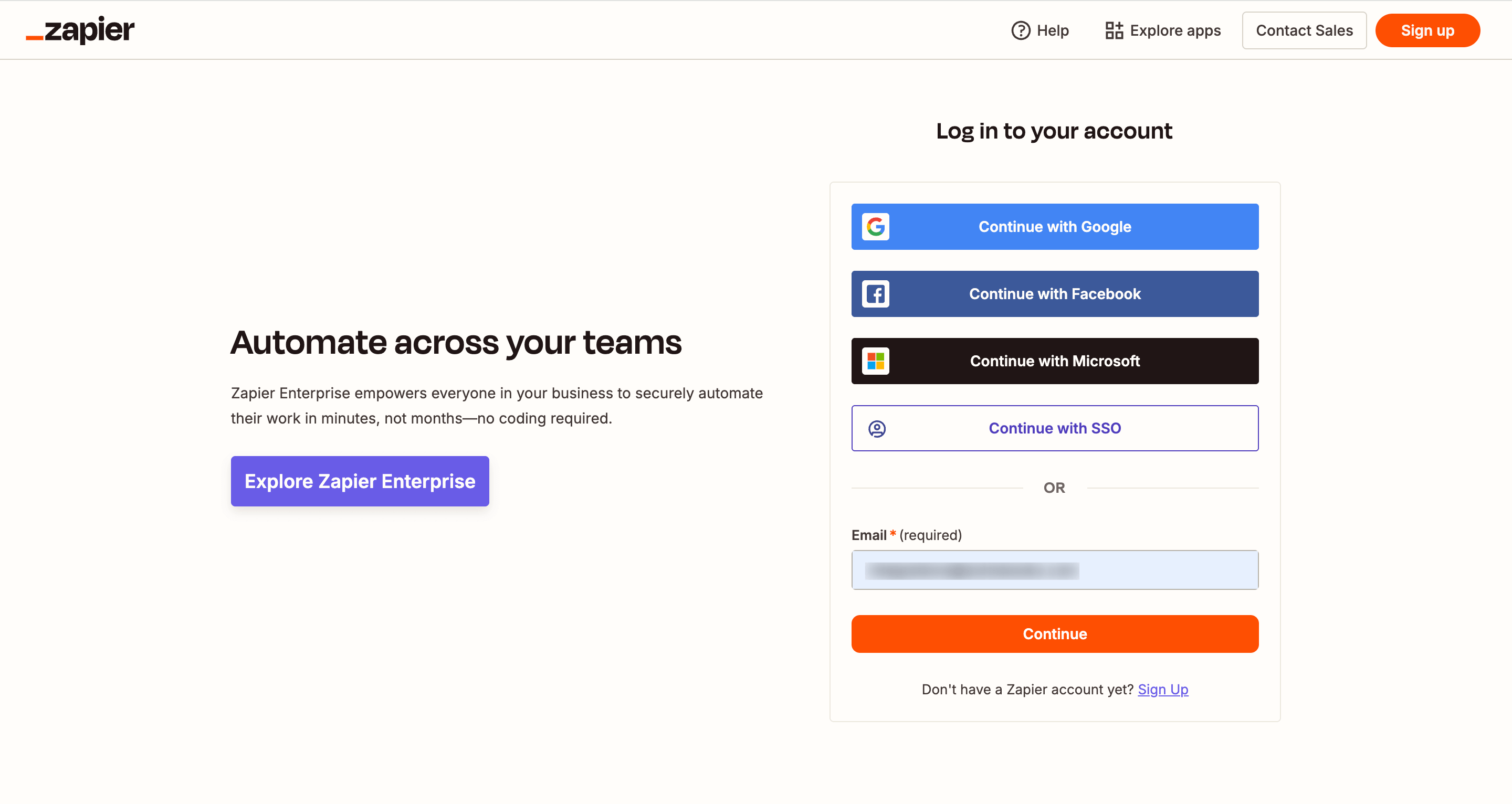 Integrate Zapier