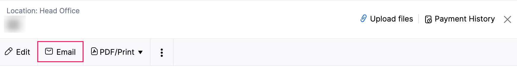 Email Payments Made