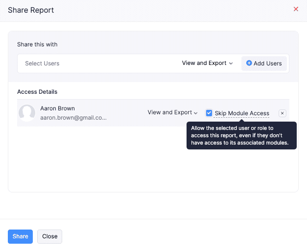 Share Report