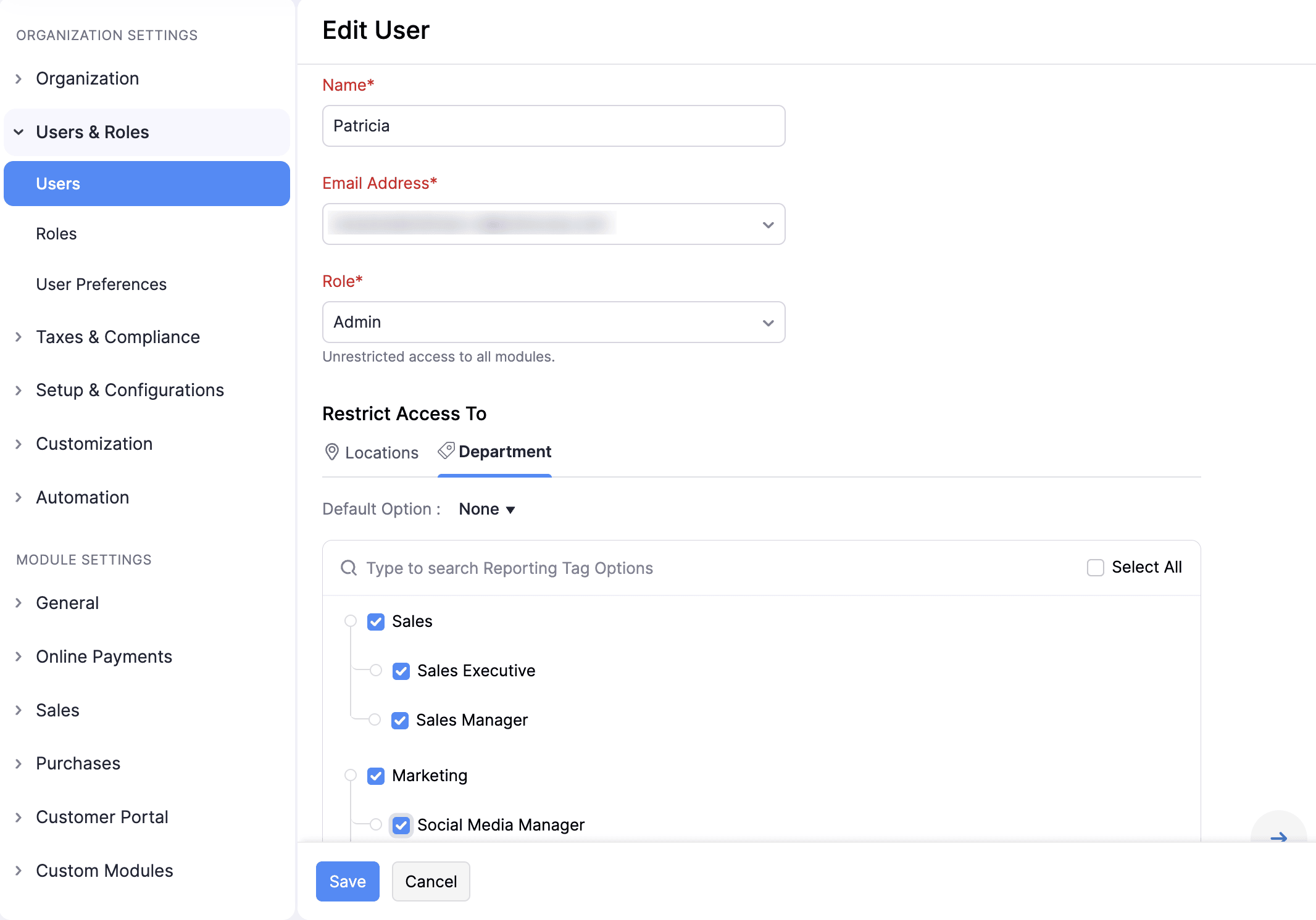Configure Access Control