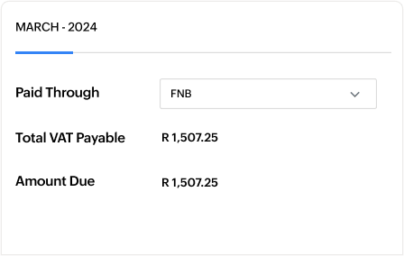 Record VAT Payment