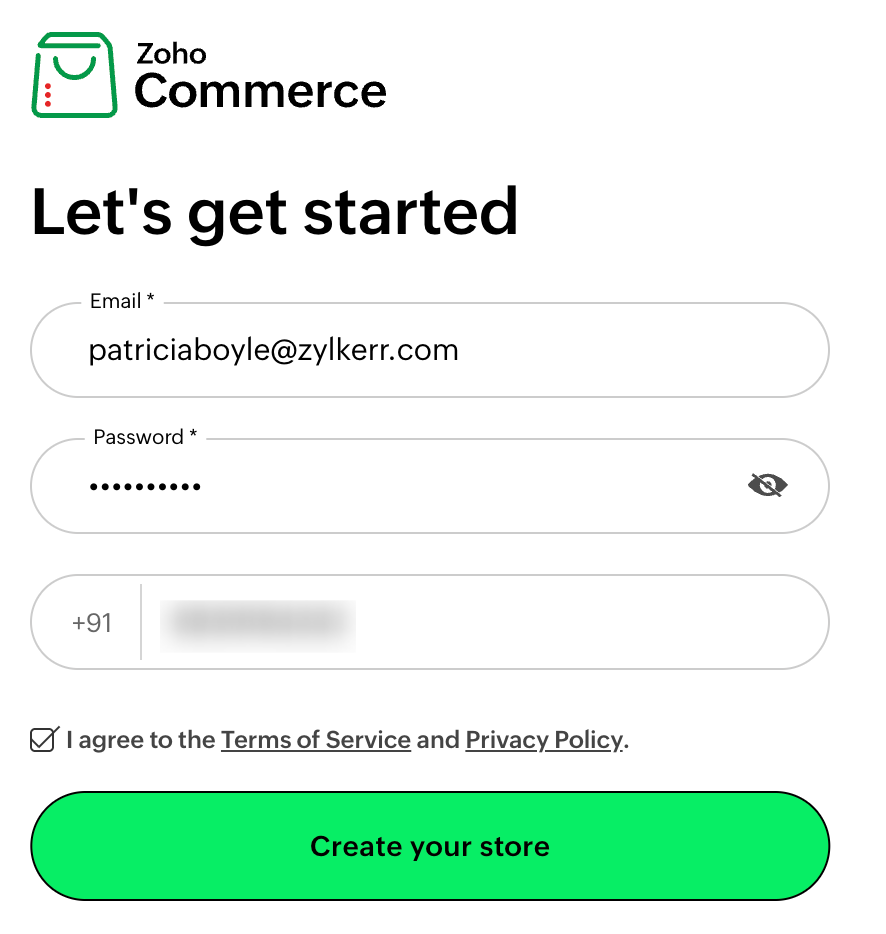 Account Signup