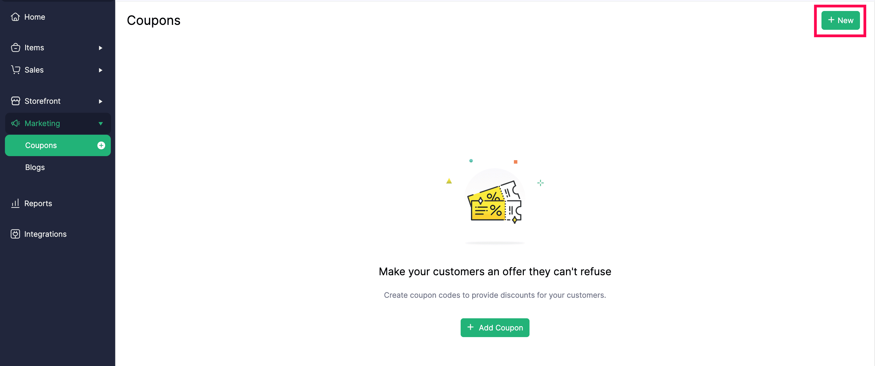 Add Coupon