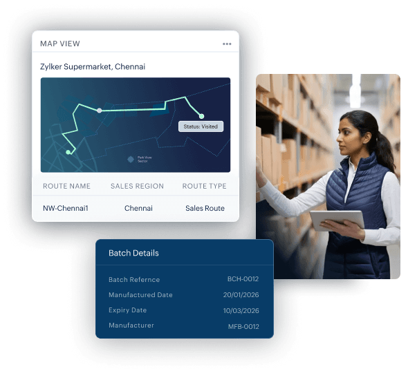 ERP software for distribution management | Zoho ERP