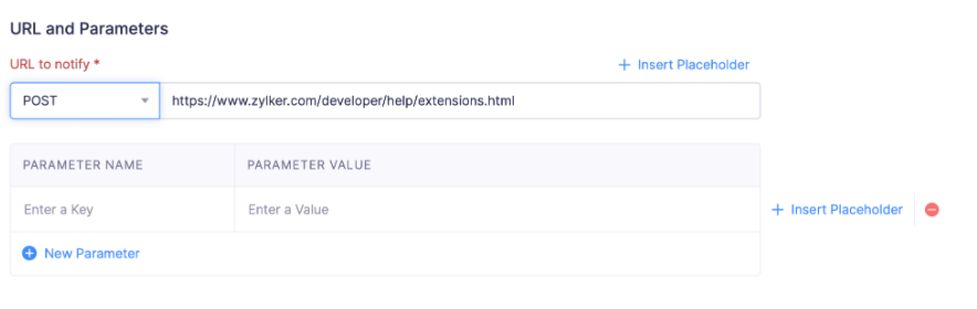 URL and Parameters