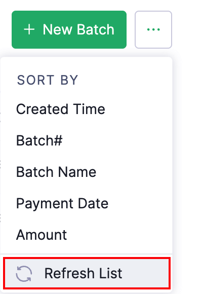 Refresh List
