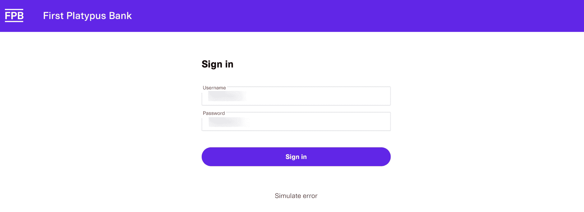 Enter Credentials