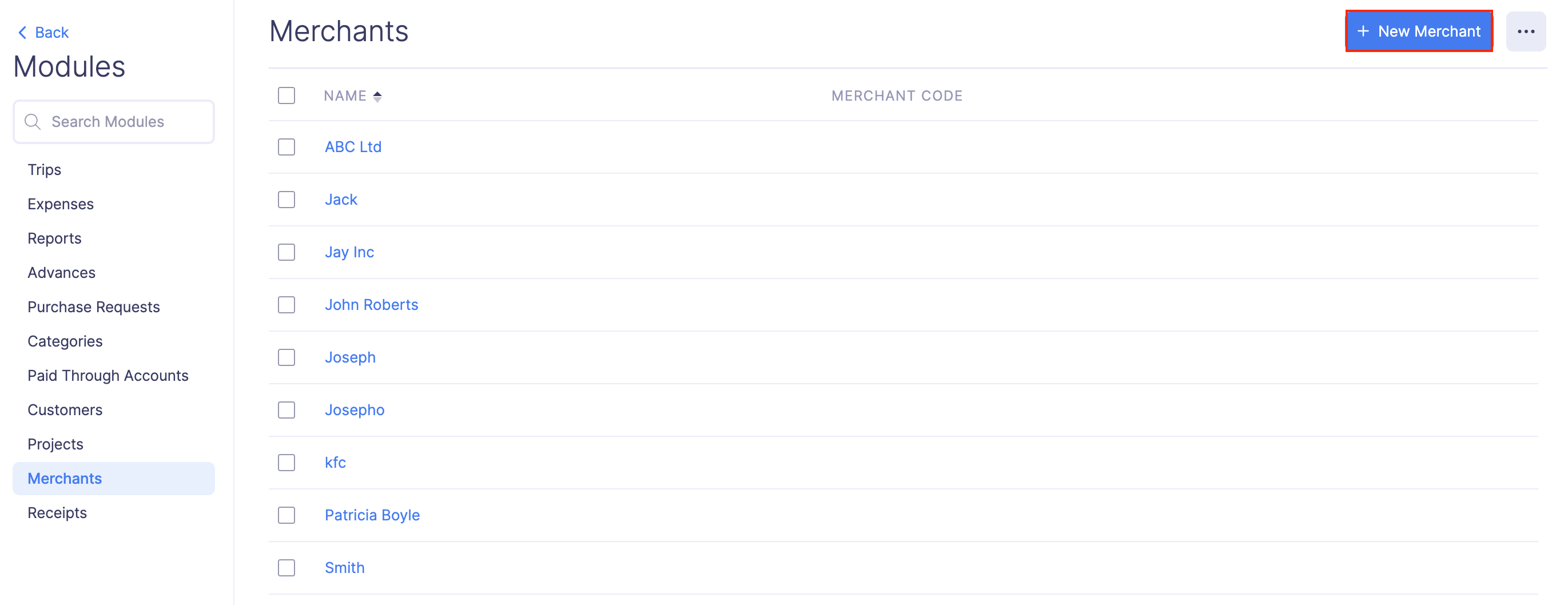 Add a Merchant
