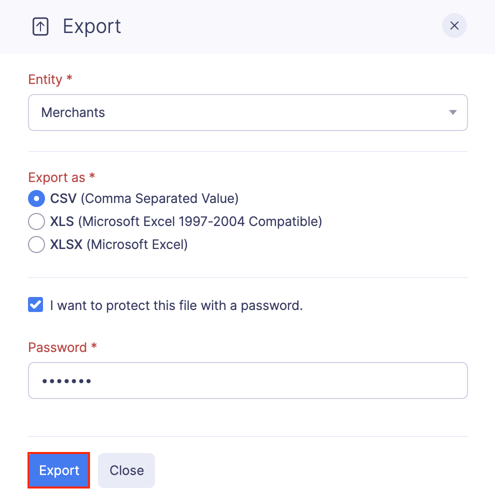 Export Merchants