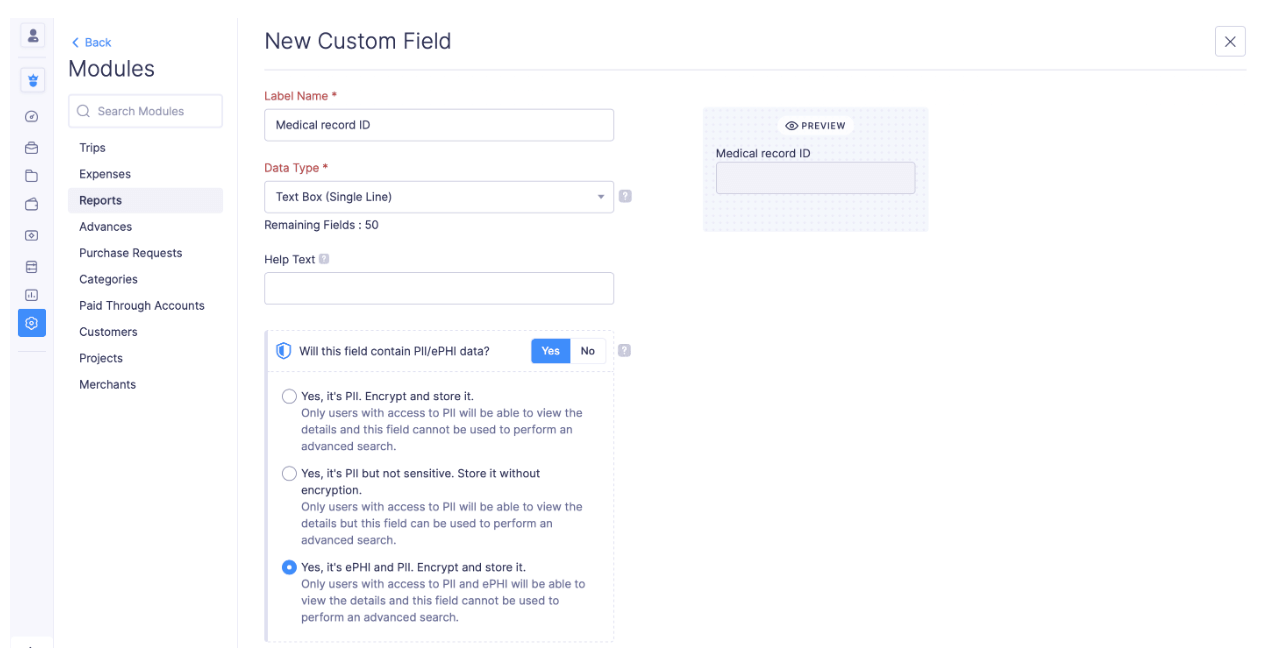 Custom Field