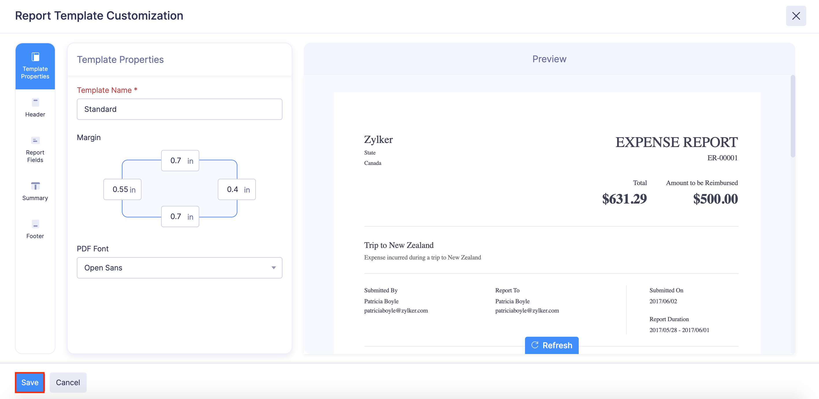 PDF Templates
