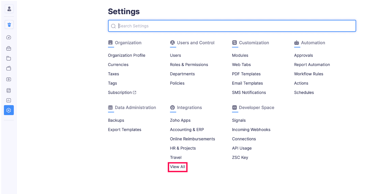 Select View All