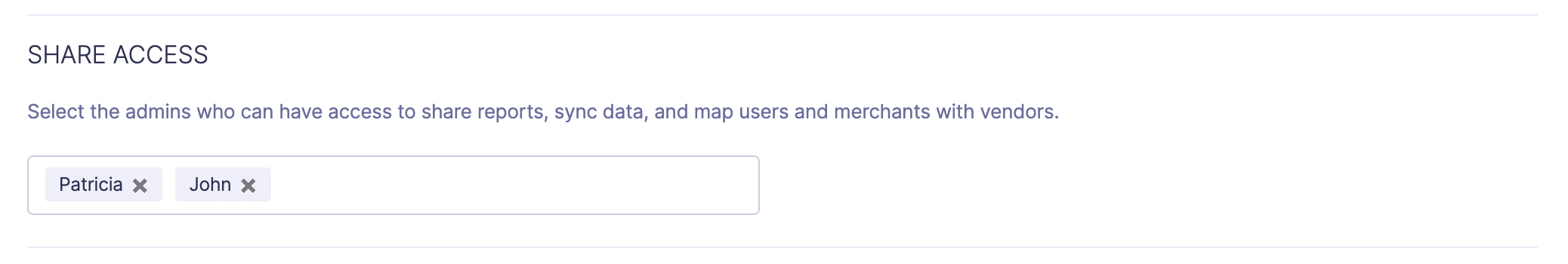share access