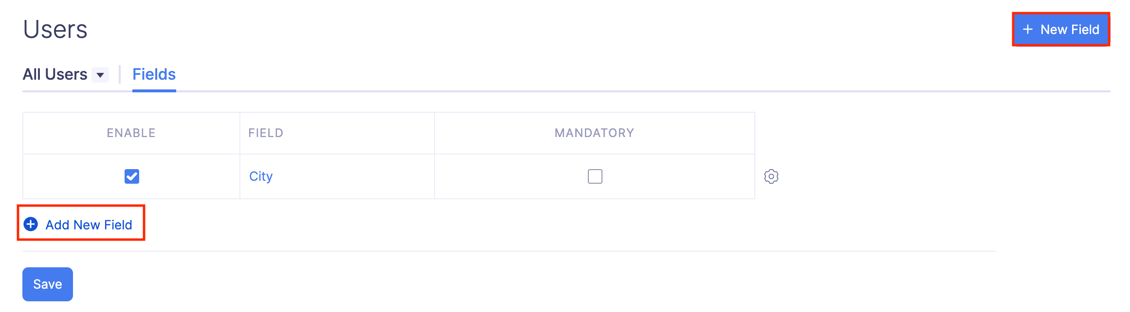 Add Custom Fields