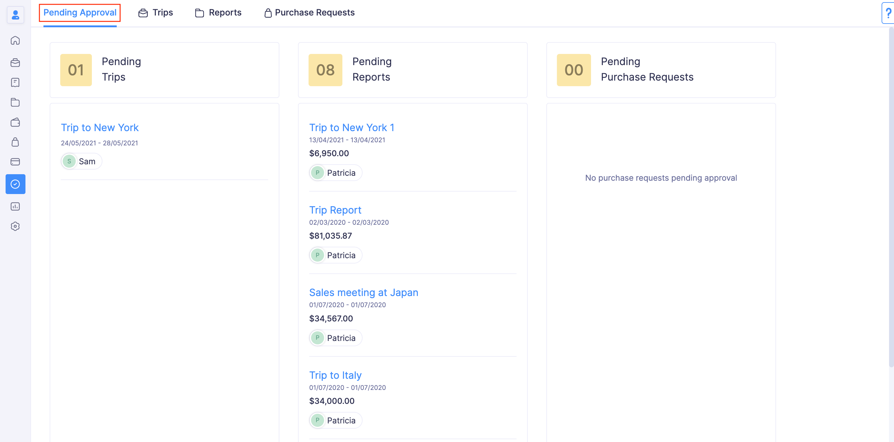 Pending Approval