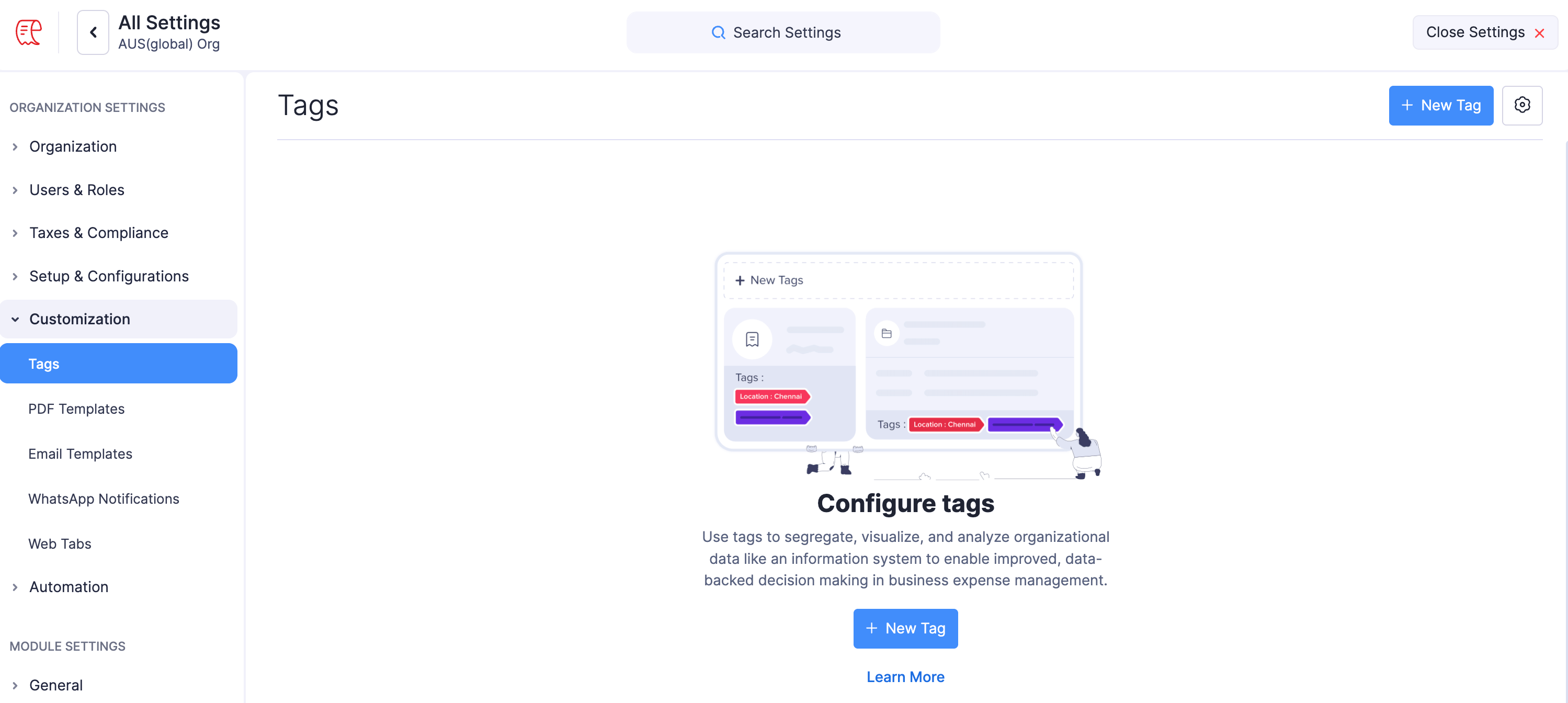Creating Tags