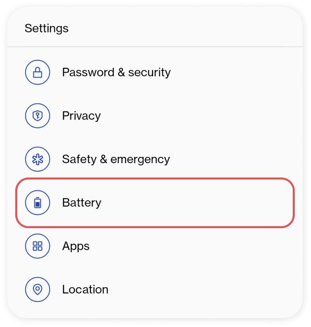 Tap Battery
