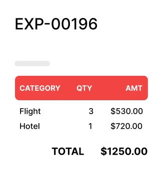 Expense reports in Zoho Expense mobile app
