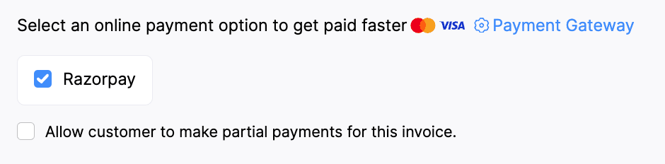 Enable Razorpay