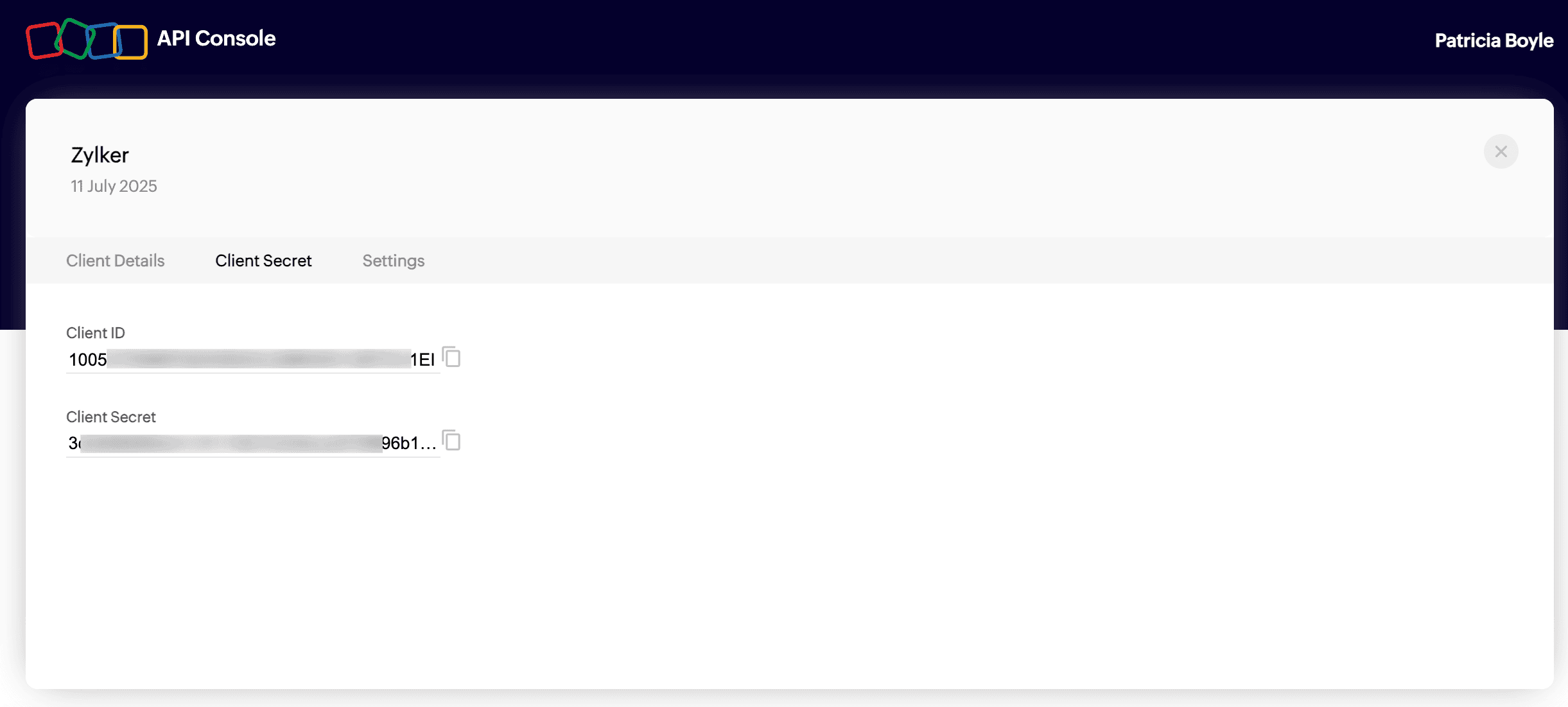 Org OAuth Client