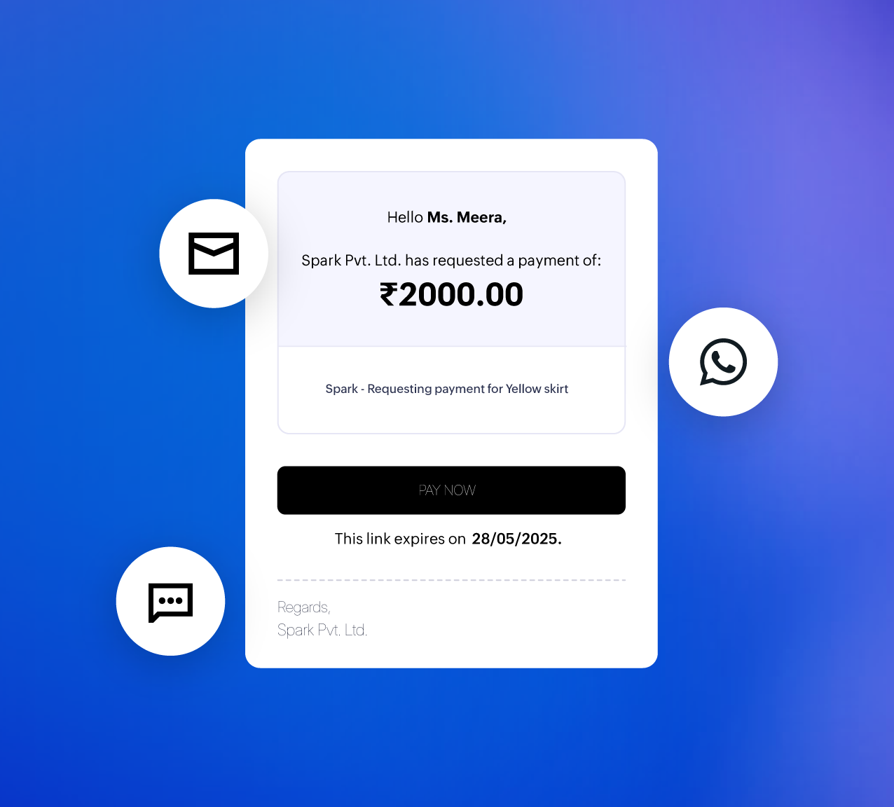Embed payment