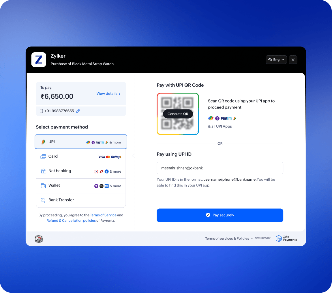 Payments are processed