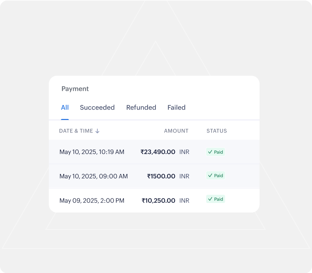 Track in real time