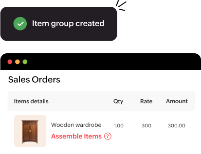 Item Group created