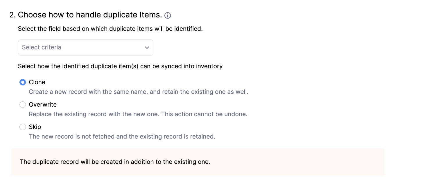 Duplicate Items