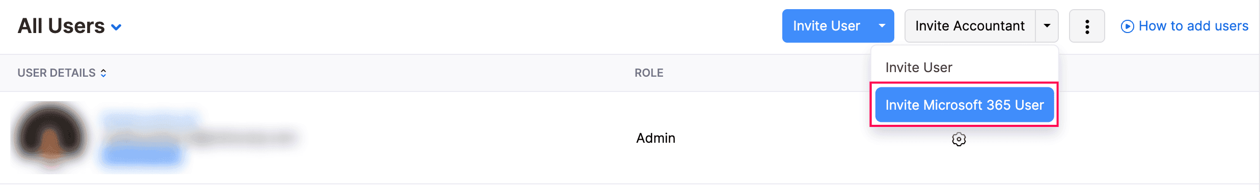 Invite Users