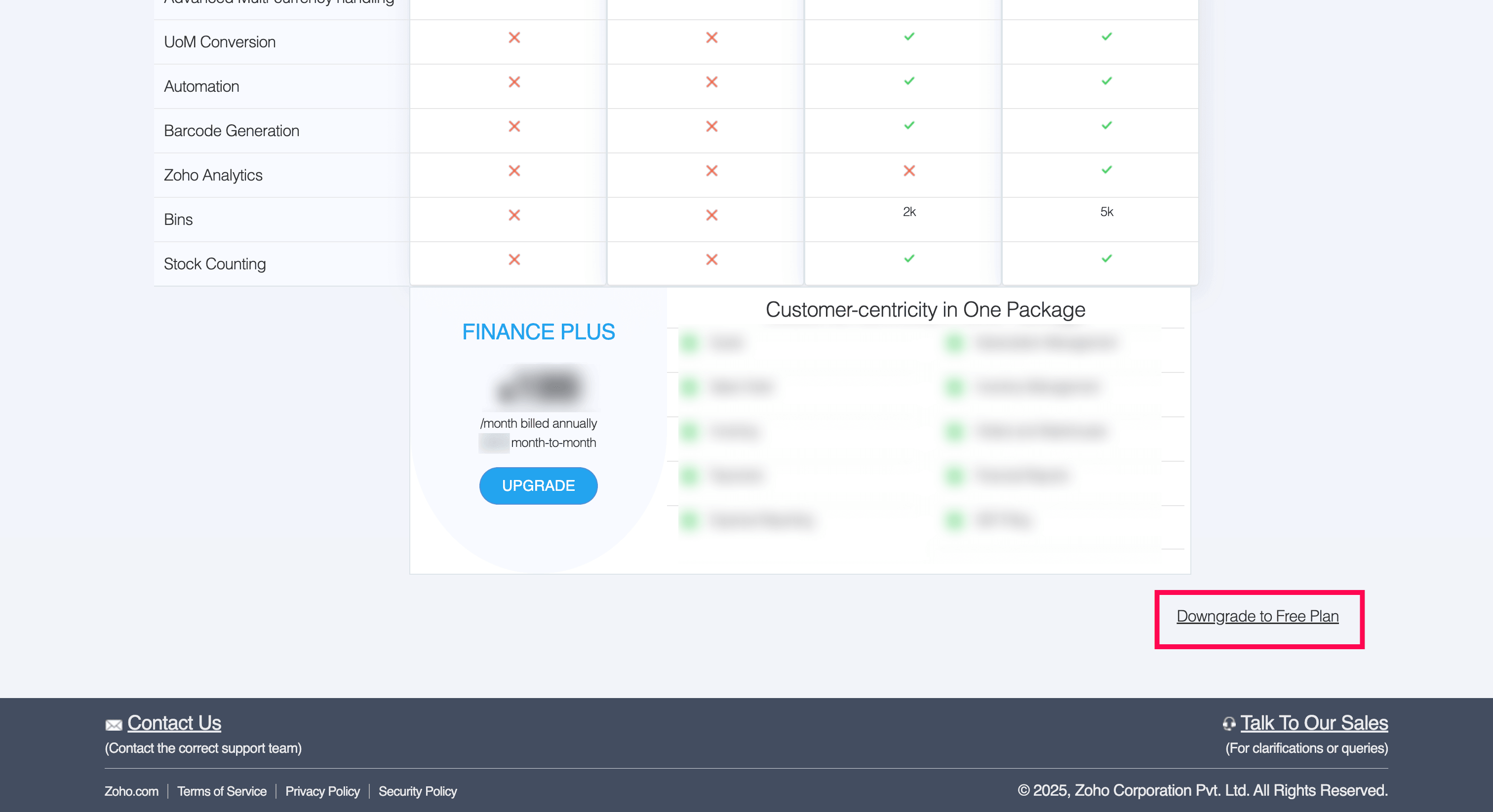 Cancellatipn page