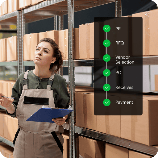 Smart procurement orchestration workflow in Zoho Procurement