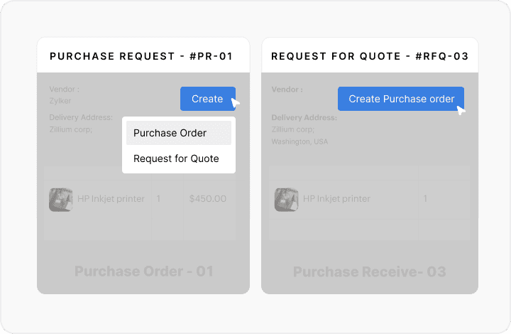Automatic PO conversion workflow in Zoho Procurement