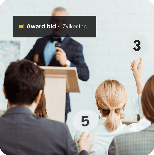Competitive bidding for cost savings in Zoho Procurement