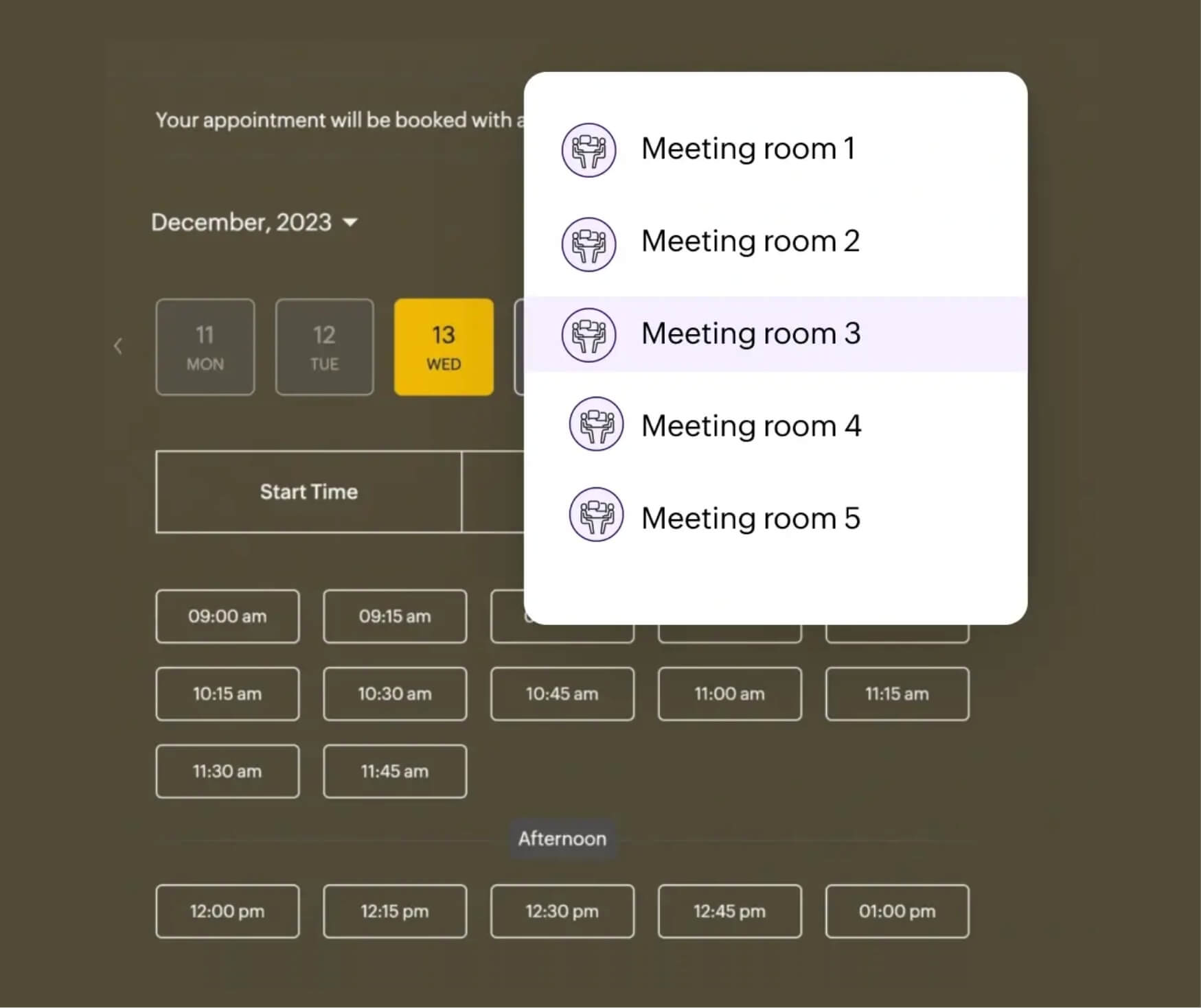 Meeting types