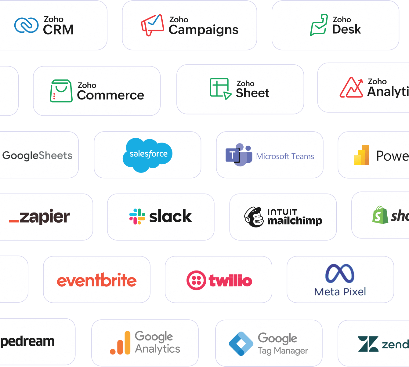 Wide integrations